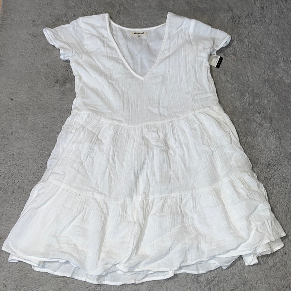 Tilly’s rip curl white dress
